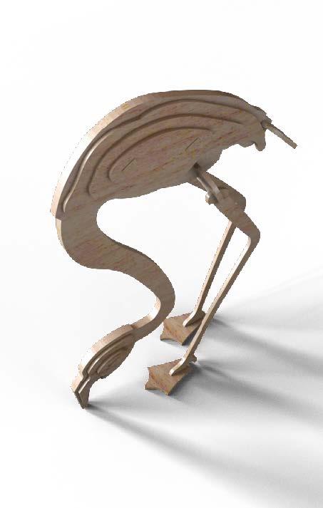 Orta Seviye Kuş TürleriFlamingo 2 Kuş Maketi | Orta Seviye3D Sergi