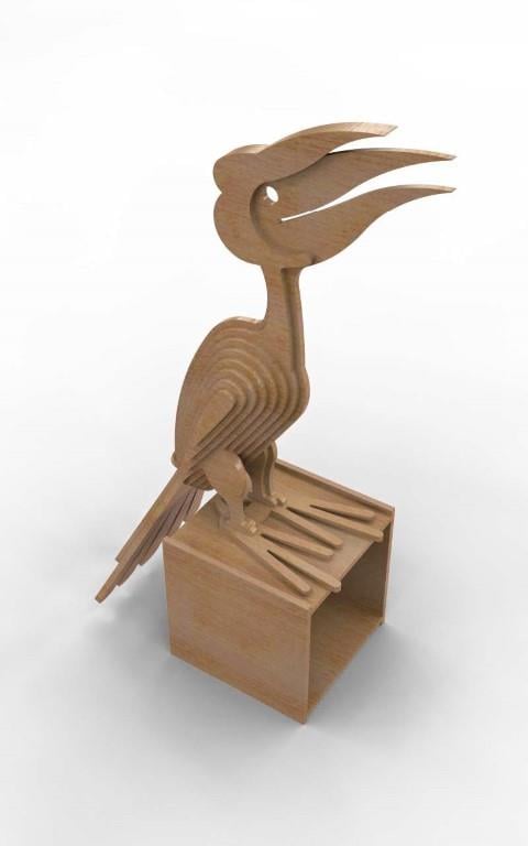 Orta Seviye Kuş TürleriGuguk Kuşu Kuş Maketi | Orta Seviye3D Sergi