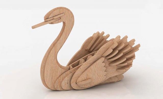 Orta Seviye Kuş TürleriKuğu Kuş Maketi | Orta Seviye3D Sergi