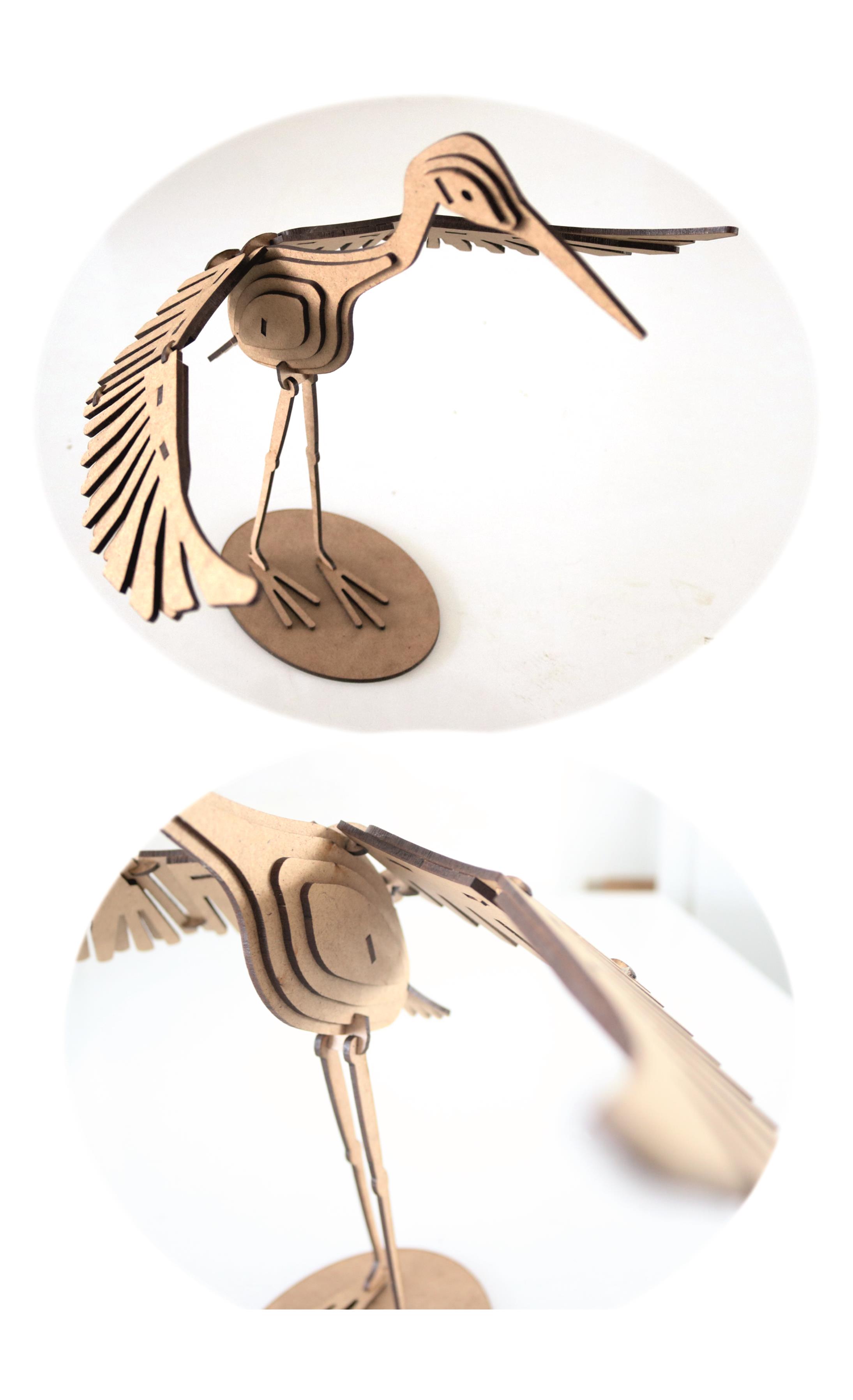 Orta Seviye Kuş TürleriTurna Kuşu Kuş Maketi | Orta Seviye3D Sergi