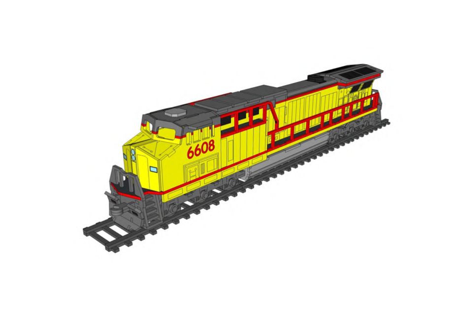 Orta Seviye TrenlerTCDGE AC4400CW Lokomotif Tren Maketi | Orta Seviye3D Sergi