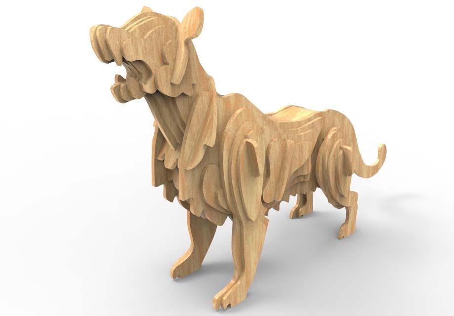 Orta Seviye Yabani HayvanlarDağ Aslanı Yabani Hayvan Maketi | Orta Seviye3D Sergi