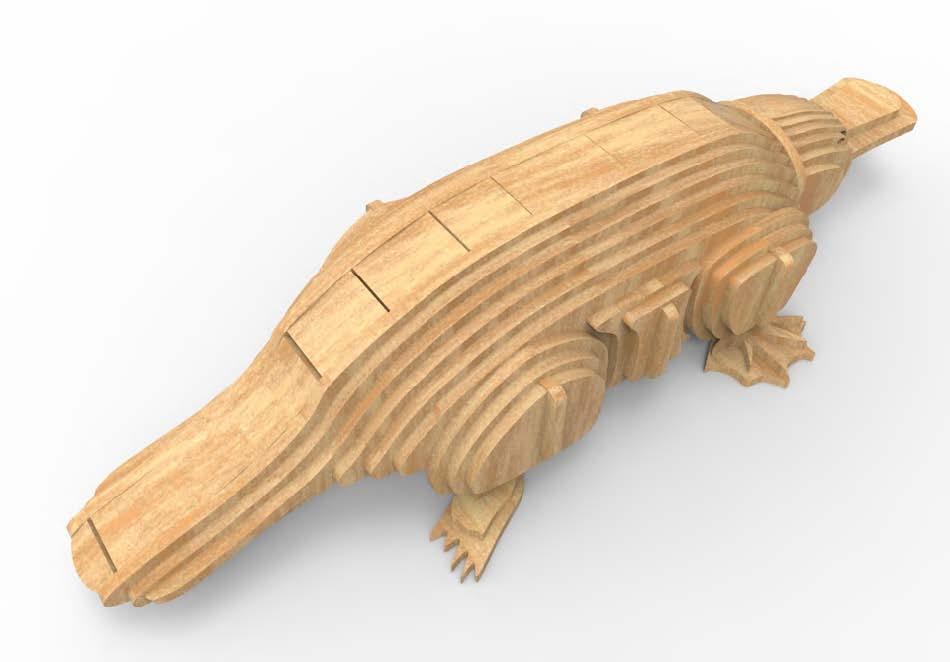 Orta Seviye Yabani HayvanlarOrnitorenk Yabani Hayvan Maketi | Orta Seviye3D Sergi