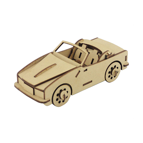 Üstü Açık Araba Maketi | Basit Seviye