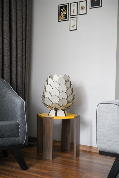 ABAJURDekoratif Ahşap Abajur | Vizon3D Sergi