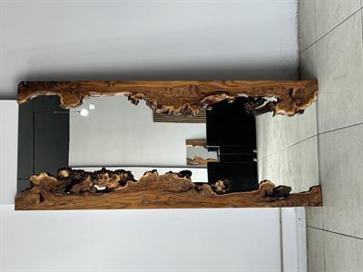 AHŞAP BOY AYNALARIDoğal Kütük Ayna | Ahşap Boy Aynası - Uzun3D Sergi
