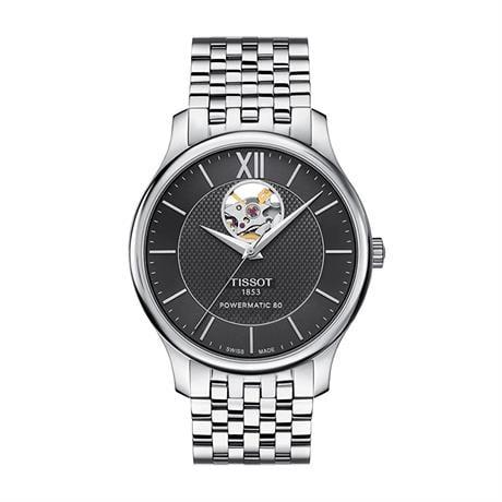 Tissot Tradition Powermatic 80 Open Heart T0639071105800 Erkek Kol Saati T063.907.11.058.00