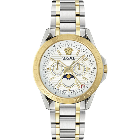 Versace V-Galaxy Moonphase VRSCVE0K00225 Erkek Kol Saati VE0K00225