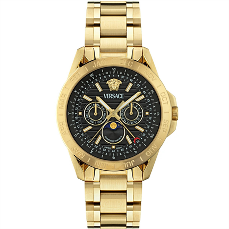 Versace V-Galaxy Moonphase VRSCVE0K00425 Erkek Kol Saati VE0K00425