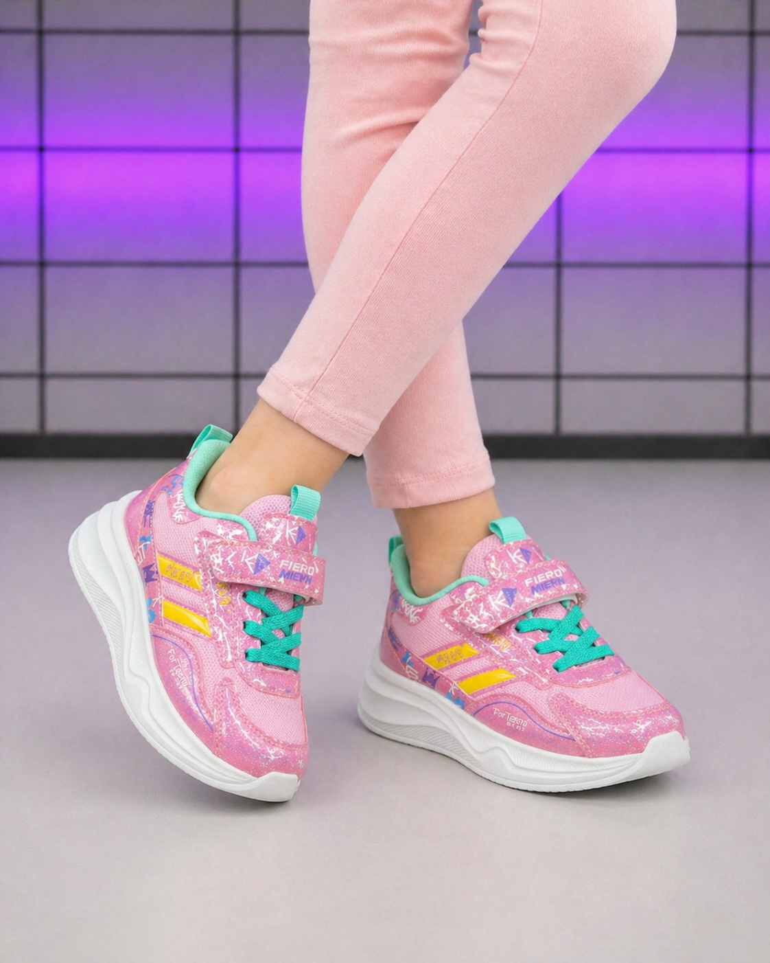 Çocuk Spor Günlük Ayakkabı - Pembe