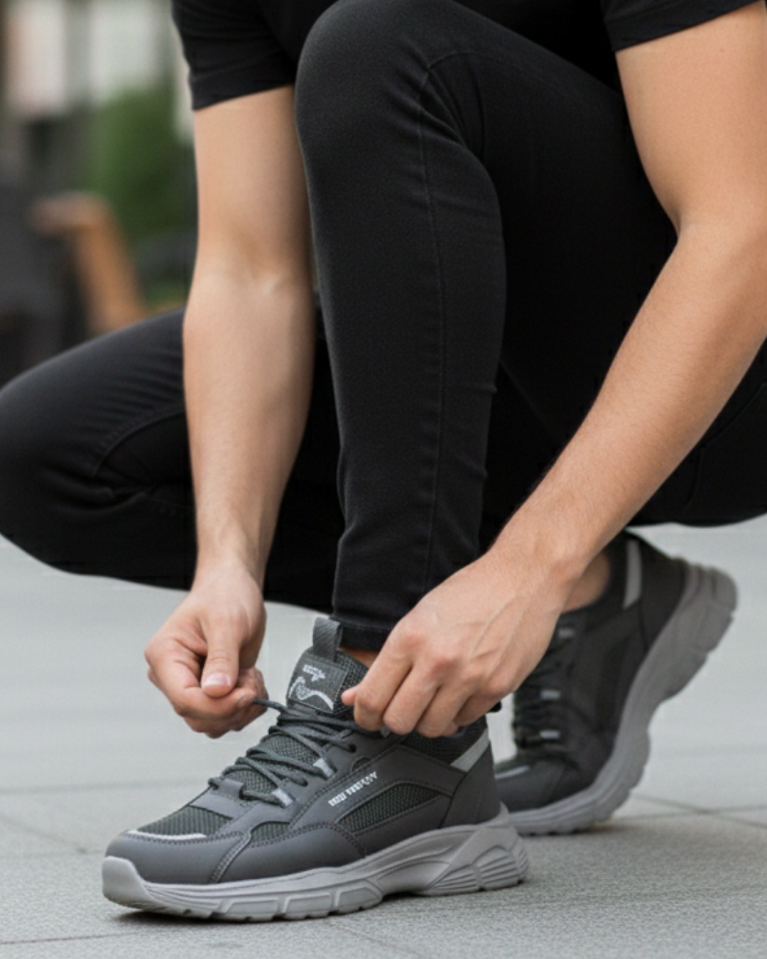 Erkek Anorak Fuspetli Spor Ayakkabı - Füme