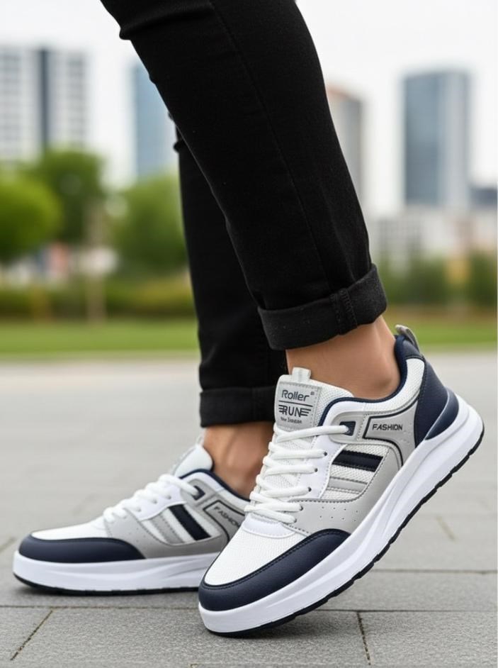 Erkek Anorak Fuspetli Spor Ayakkabı - Laci Beyaz
