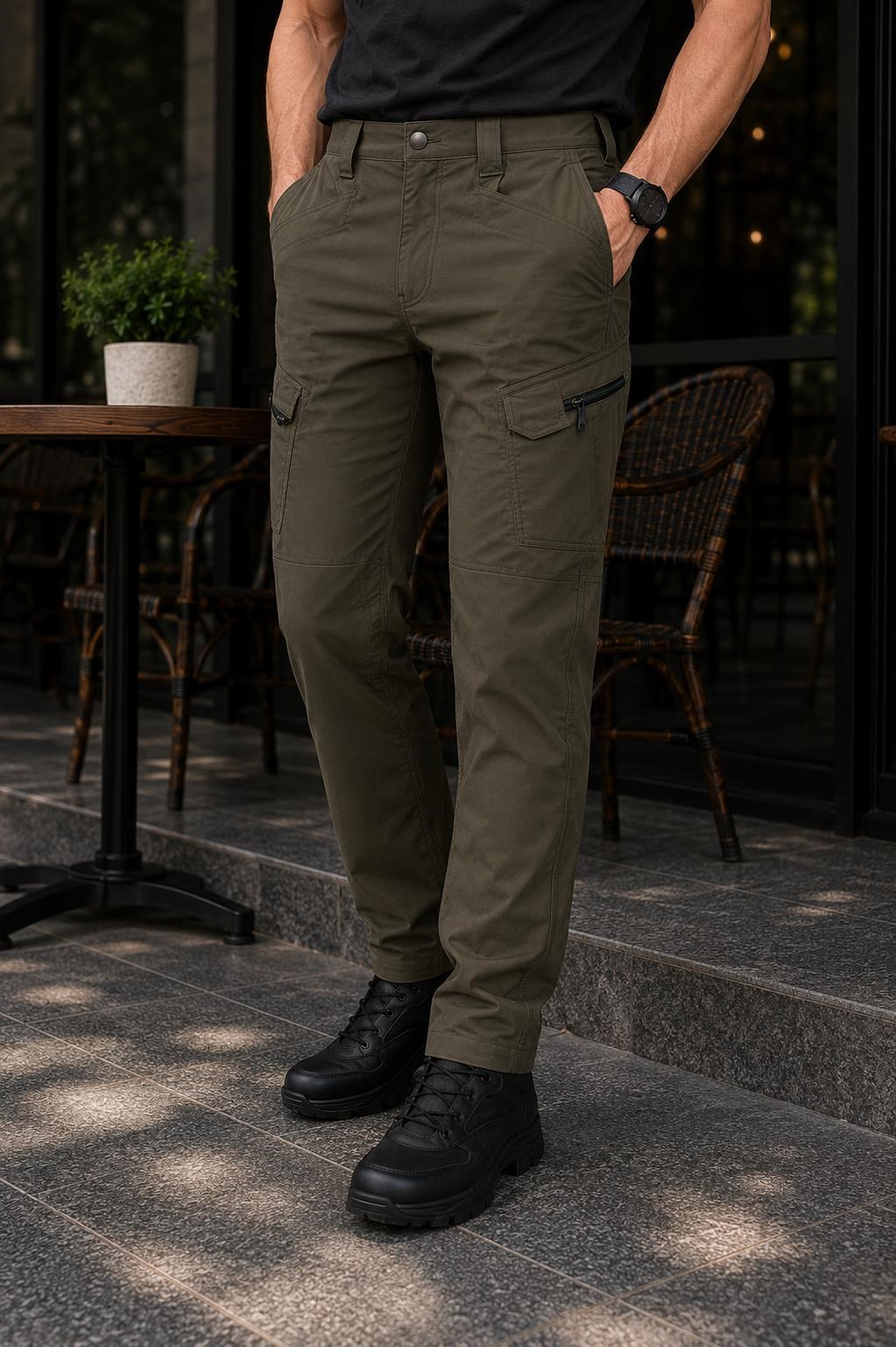 Erkek Outdoor Taktik Pantolon  Çok Cepli Esnek Kargo Pantolon