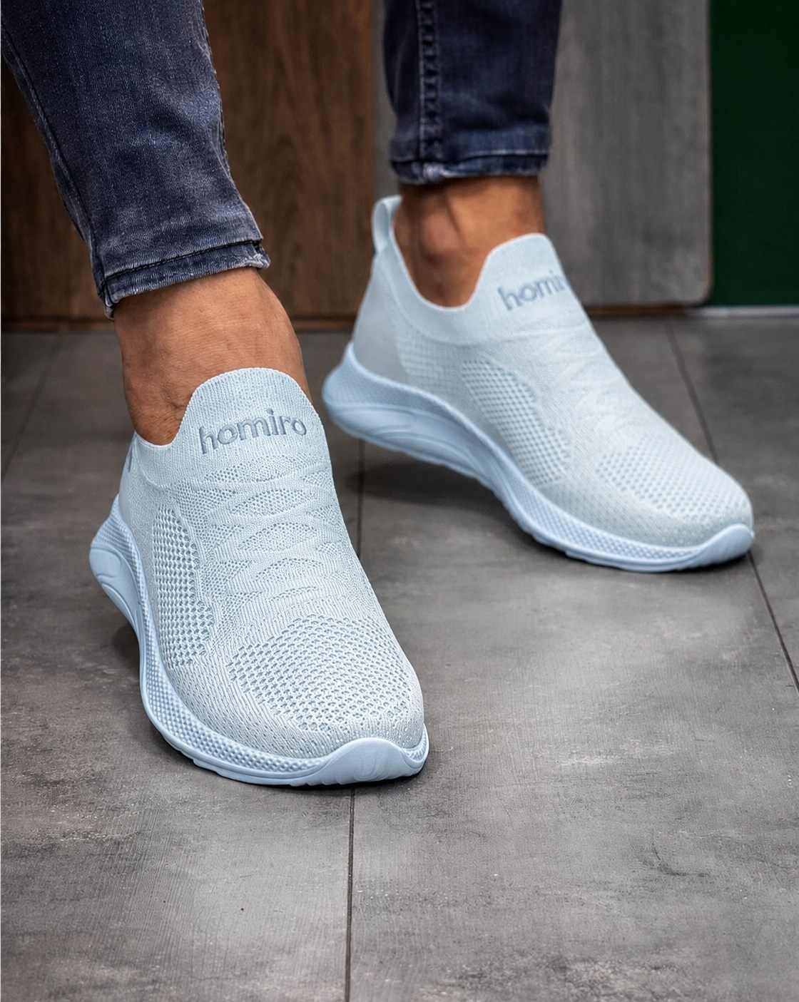 homiro Unisex Triko Sneaker Hafif Taban Günlük Spor Ayakkabı 