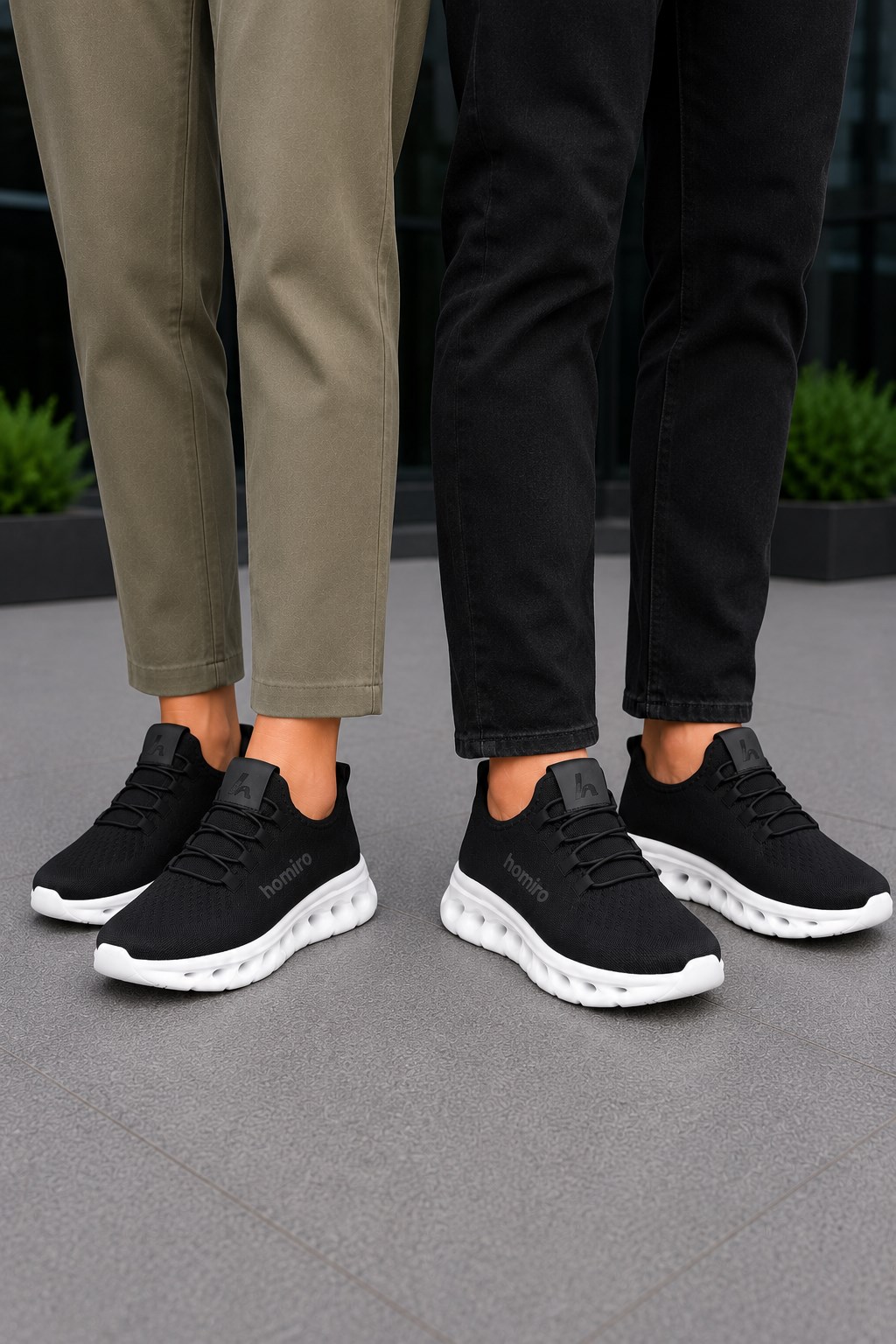 homiro Unisex Triko Sneaker Hafif Taban Günlük Spor Ayakkabı 