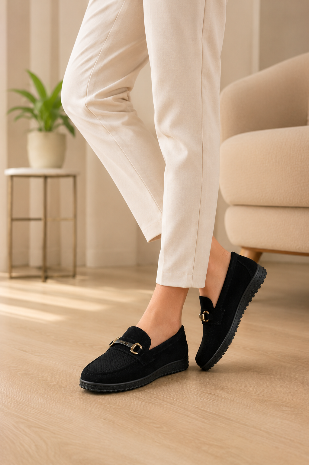 Kadın Günlük Loafer Ayakkabı Siyah