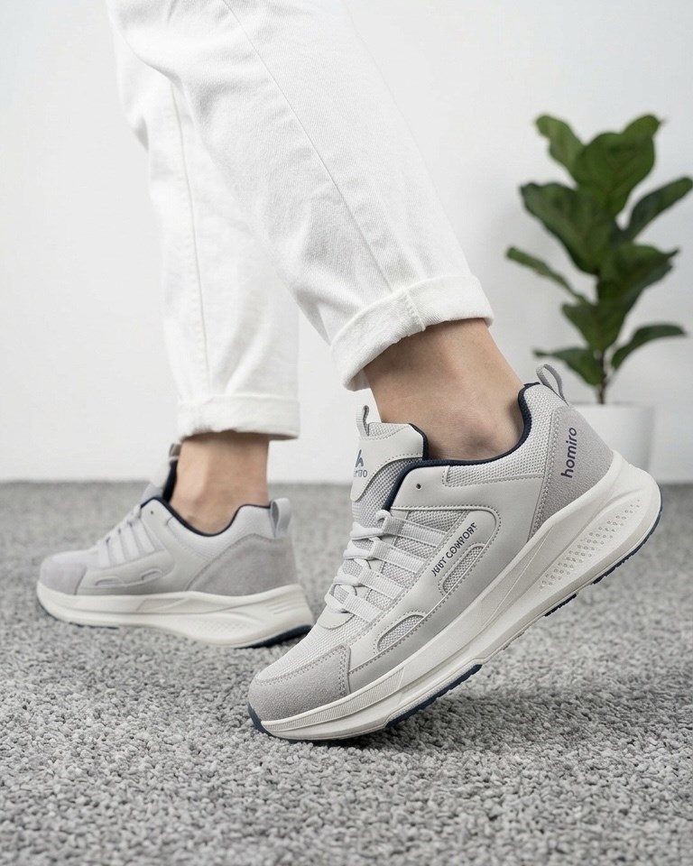 Unisex Fuspetli Spor Ayakkabı - Buz Gri