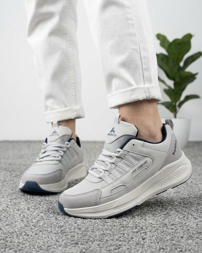 Unisex Fuspetli Spor Ayakkabı - Buz Gri