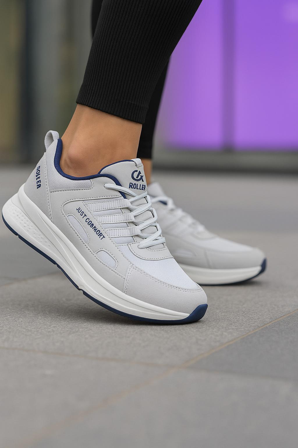 Unisex Fuspetli Su Geçirmez Spor Ayakkabı - Buz Gri