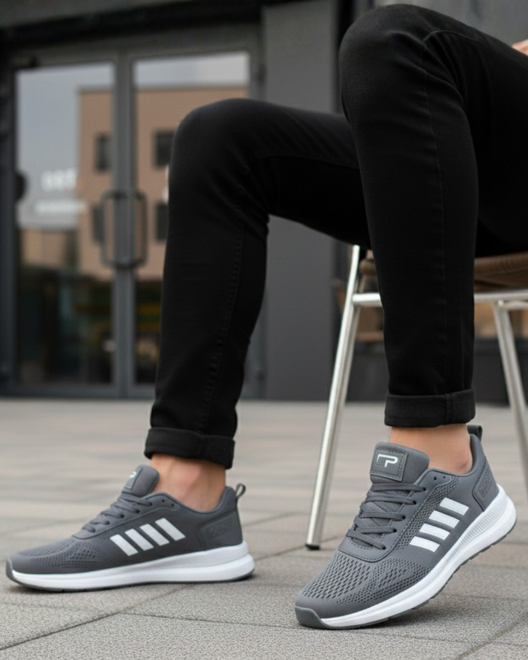 Unisex Micro Taban Fuspetli Spor Ayakkabı-Füme