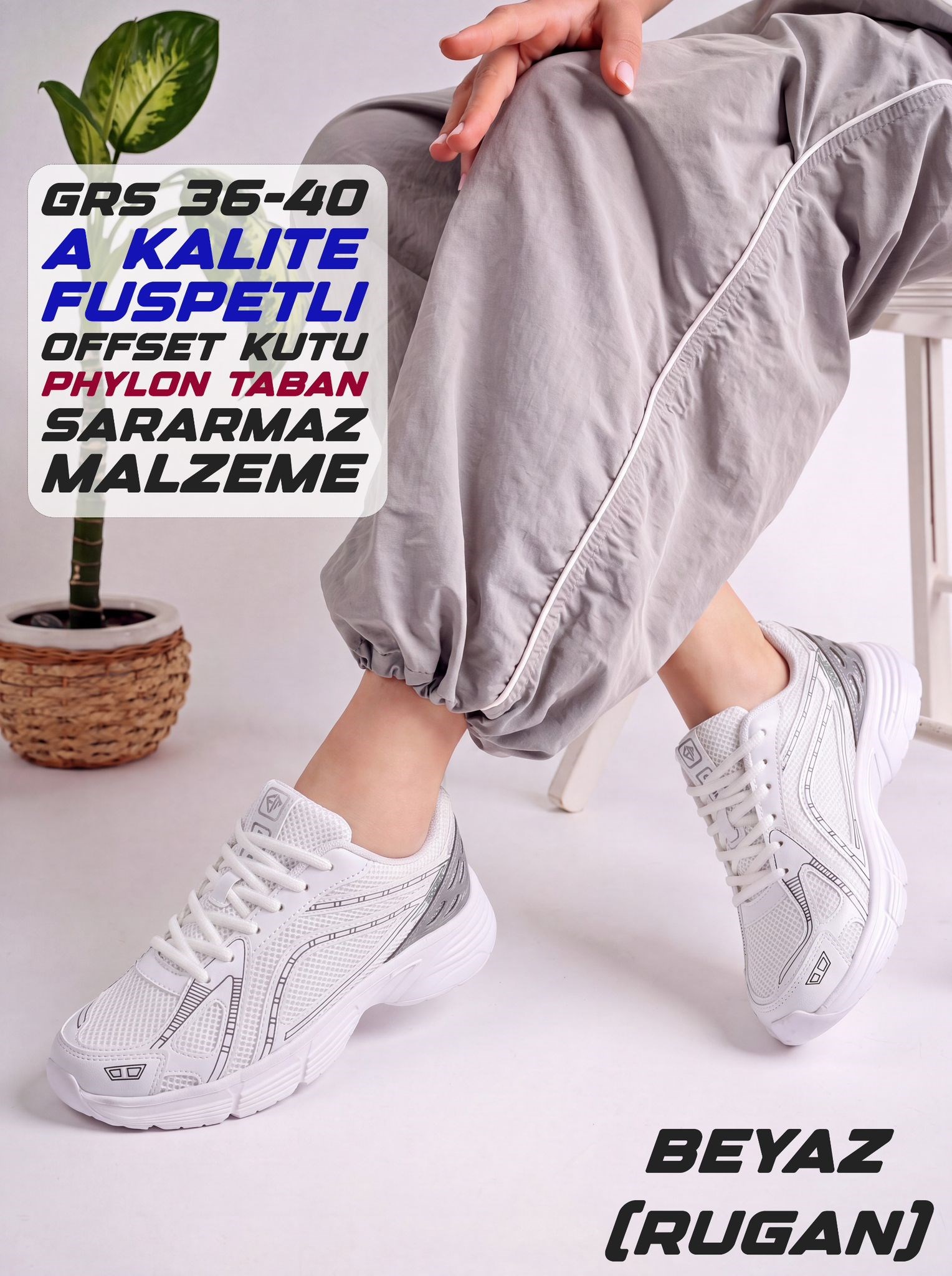 Unisex Rahat Günlük Spor Ayakkabı Yazlık Hafif Fileli
