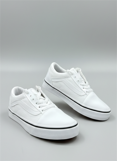Bağcıklı Unisex Spor Sneaker - Beyaz