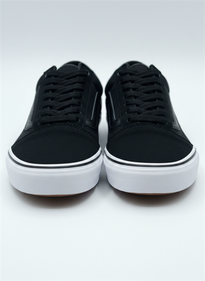 Bağcıklı Unisex Spor Sneaker - Siyah Taba Beyaz