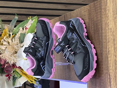 Çocuk Su Geçirmez Ortopedik Ayakkabı- Siyah Pembe