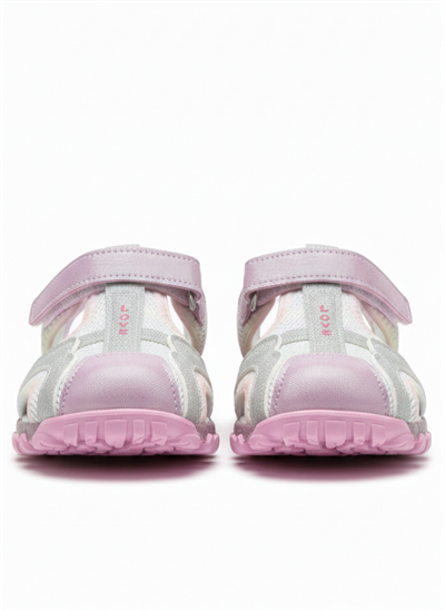 Çocuk Tek Bantlı Sandalet-Pembe Gökkuşağı