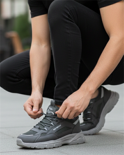 Erkek Anorak Fuspetli Spor Ayakkabı - Füme