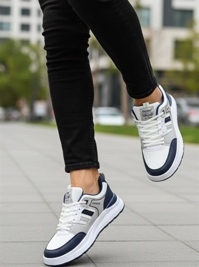 Erkek Anorak Fuspetli Spor Ayakkabı - Laci Beyaz