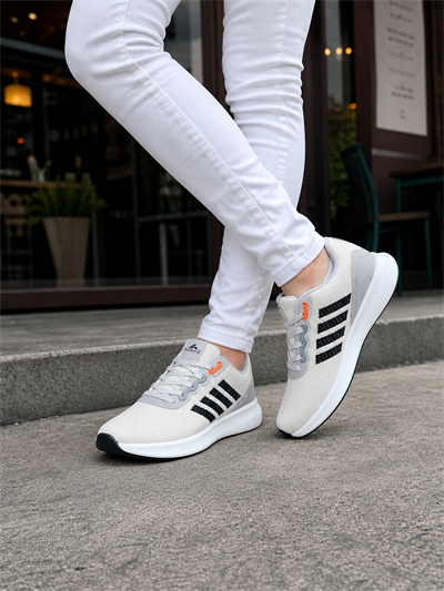 Unisex Fuspetli Spor Ayakkabı-Buz Siyah