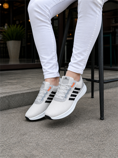 Unisex Fuspetli Spor Ayakkabı-Buz Siyah