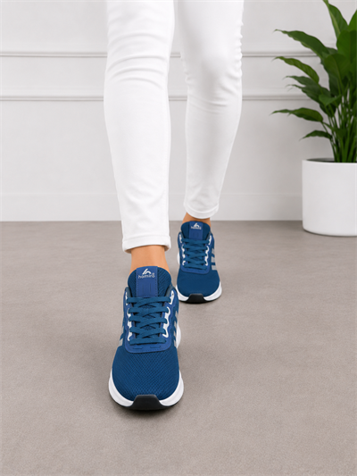 Unisex Fuspetli Spor Ayakkabı-Mavi