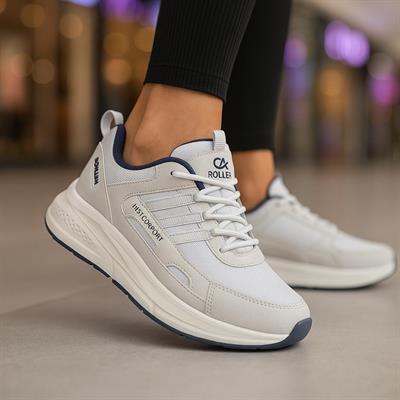 Unisex Fuspetli Su Geçirmez Spor Ayakkabı - Buz Gri