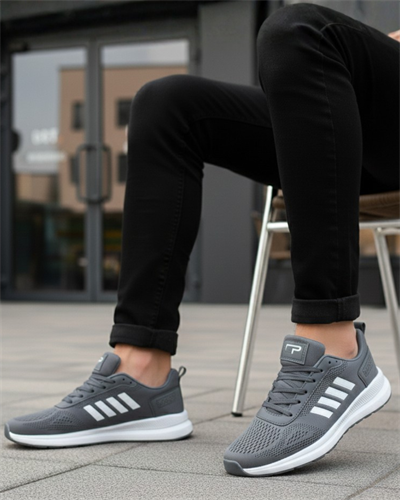 Unisex Micro Taban Fuspetli Spor Ayakkabı-Füme