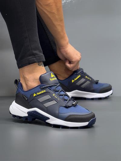 Unisex Su Geçirmez Poli Taban Spor Ayakkabı-Lacivert