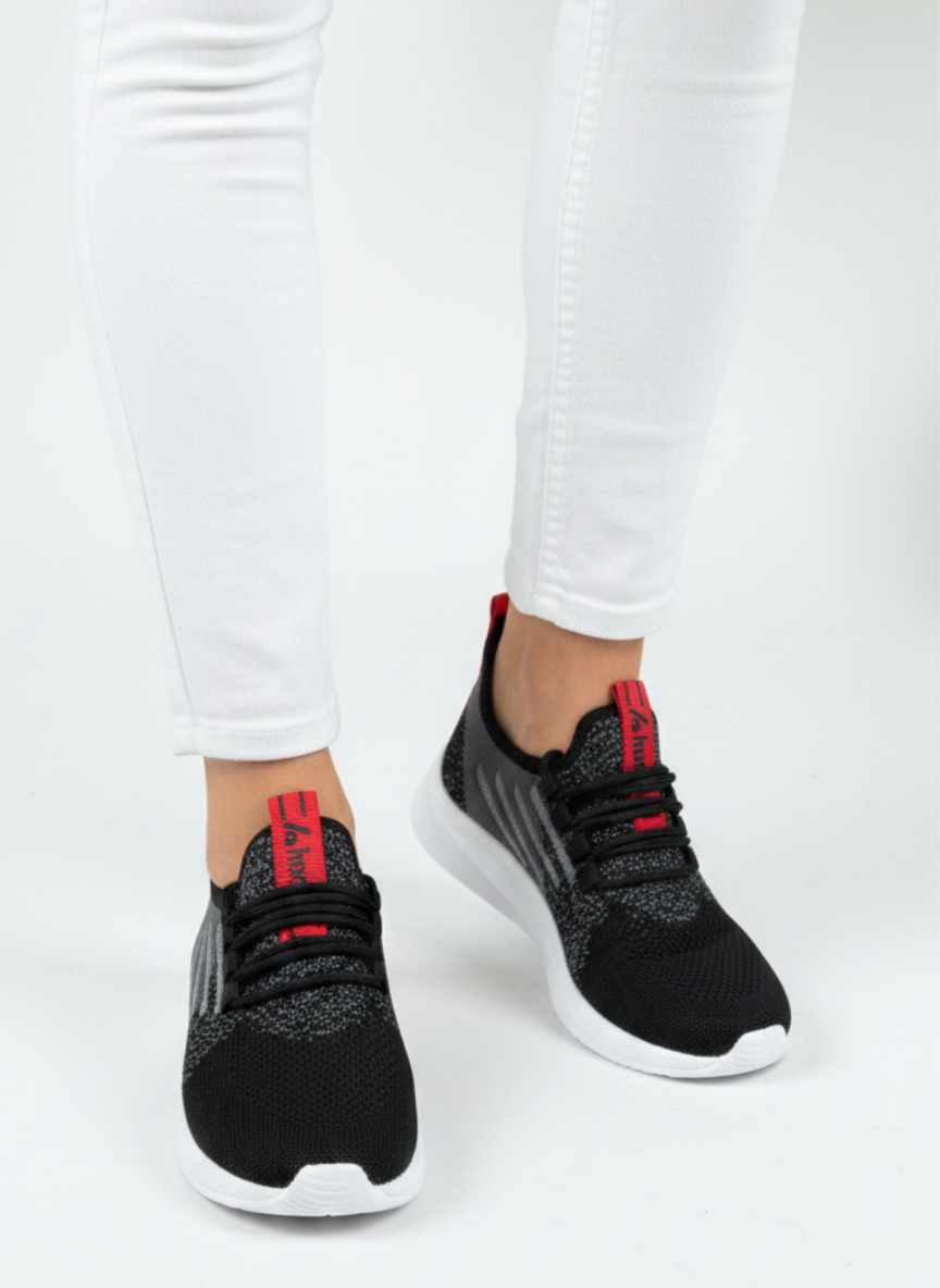 homiro.com.tr'de en şık ve rahat Bağcıklı Triko Unisex Spor Ayakkabı-Siyah Beyaz Kırmızı modellerini keşfedin! Tarzınızı yansıtan ürünlerle spor giyimde fark yaratın.