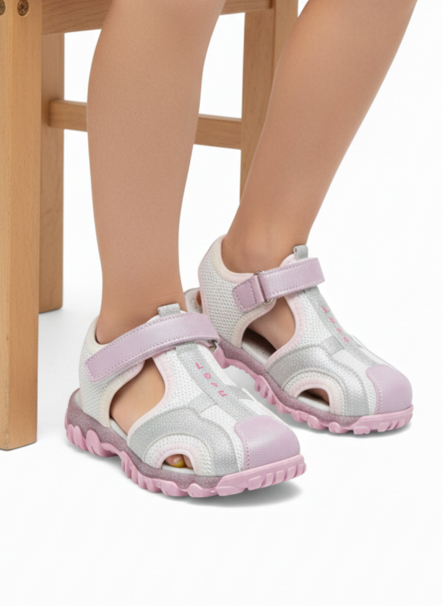 Çocuk Tek Bantlı Sandet-Pembe Gökkuşağı