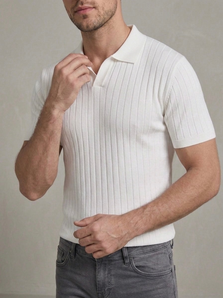 Homiro.com.tr'de erkek slim fit ekru triko polo yaka t-shirt - beyaz için en şık seçenekler! Şimdi inceleyin ve tarzınızı tamamlayın.