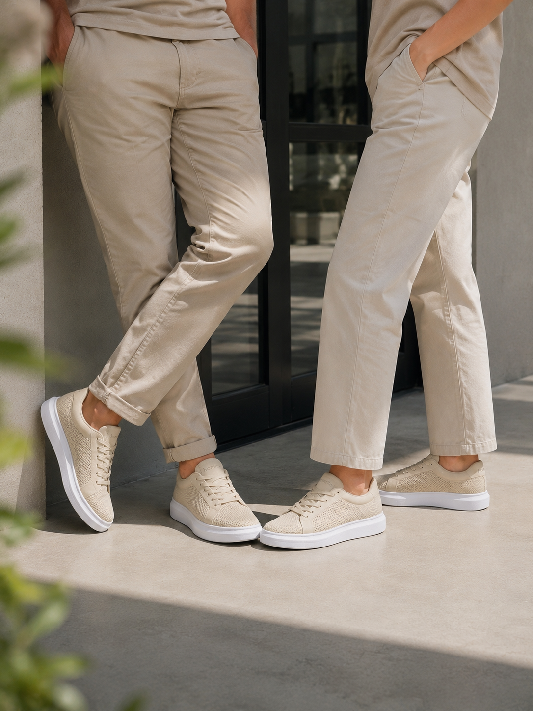 Homiro Unisex Günlük Rahat Taban Bağcıklı Sneaker Spor Ayakkabı