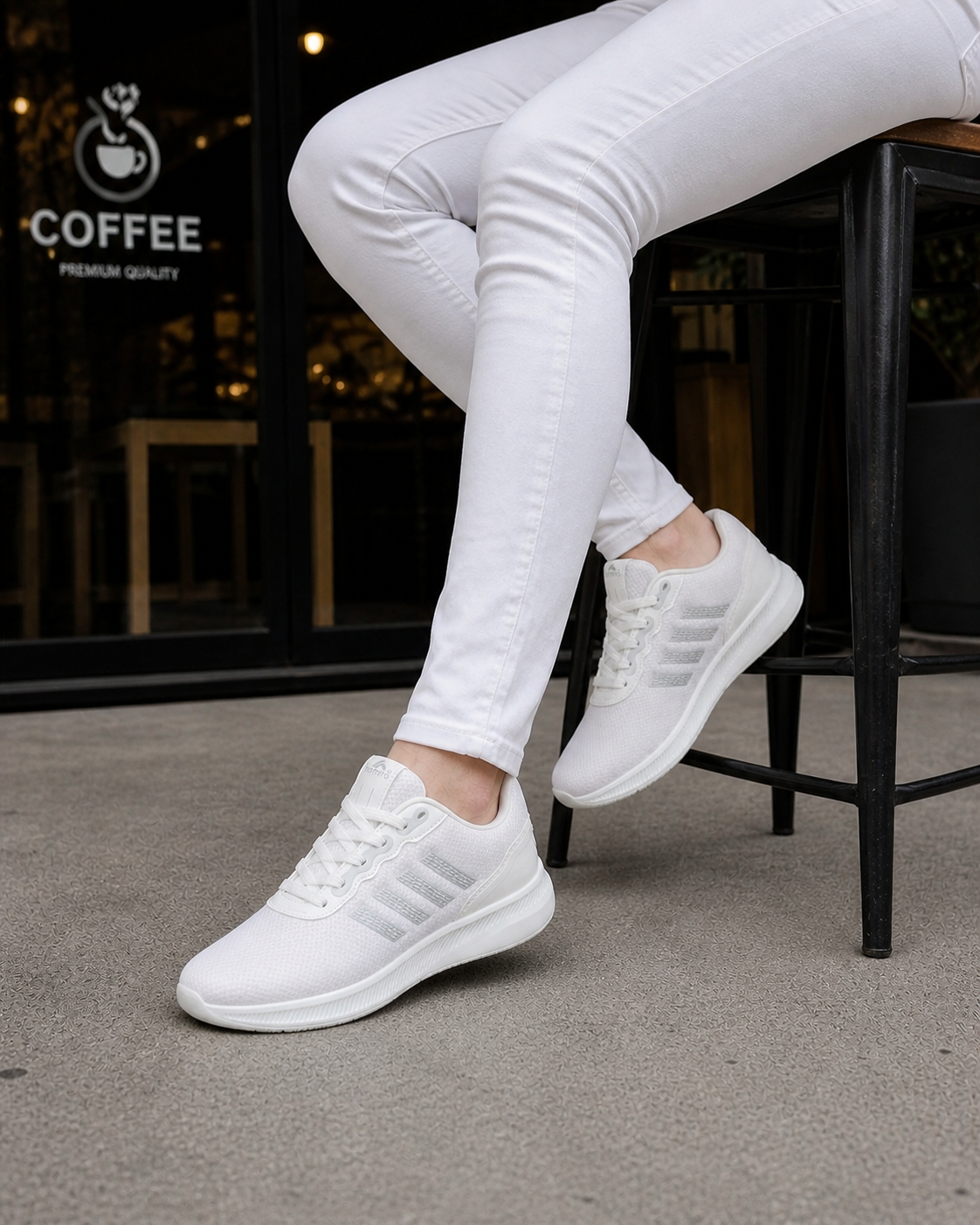 Homiro.com.tr'de Unisex Fuspetli Spor Ayakkabı-Beyaz için en trendy seçenekler! Şimdi al, tarzını konuştur!