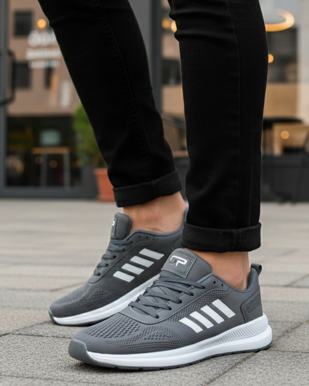 Unisex Micro Taban Fuspetli Spor Ayakkabı-Füme