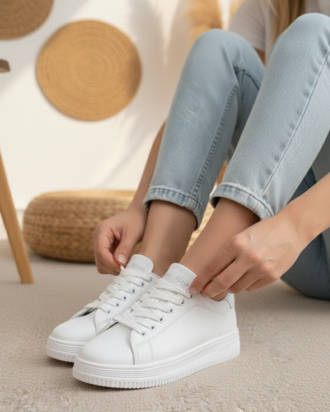 homiro.com.tr'de unisex beyaz renkli, ortopedik ve rahat spor ayakkabıları bulabilirsin. Kaliteli malzemelerden üretilmiş bu ayakkabılar, herkesin rahatlıkla kullanabileceği tasarımlara sahiptir. Hemen inceleyin!