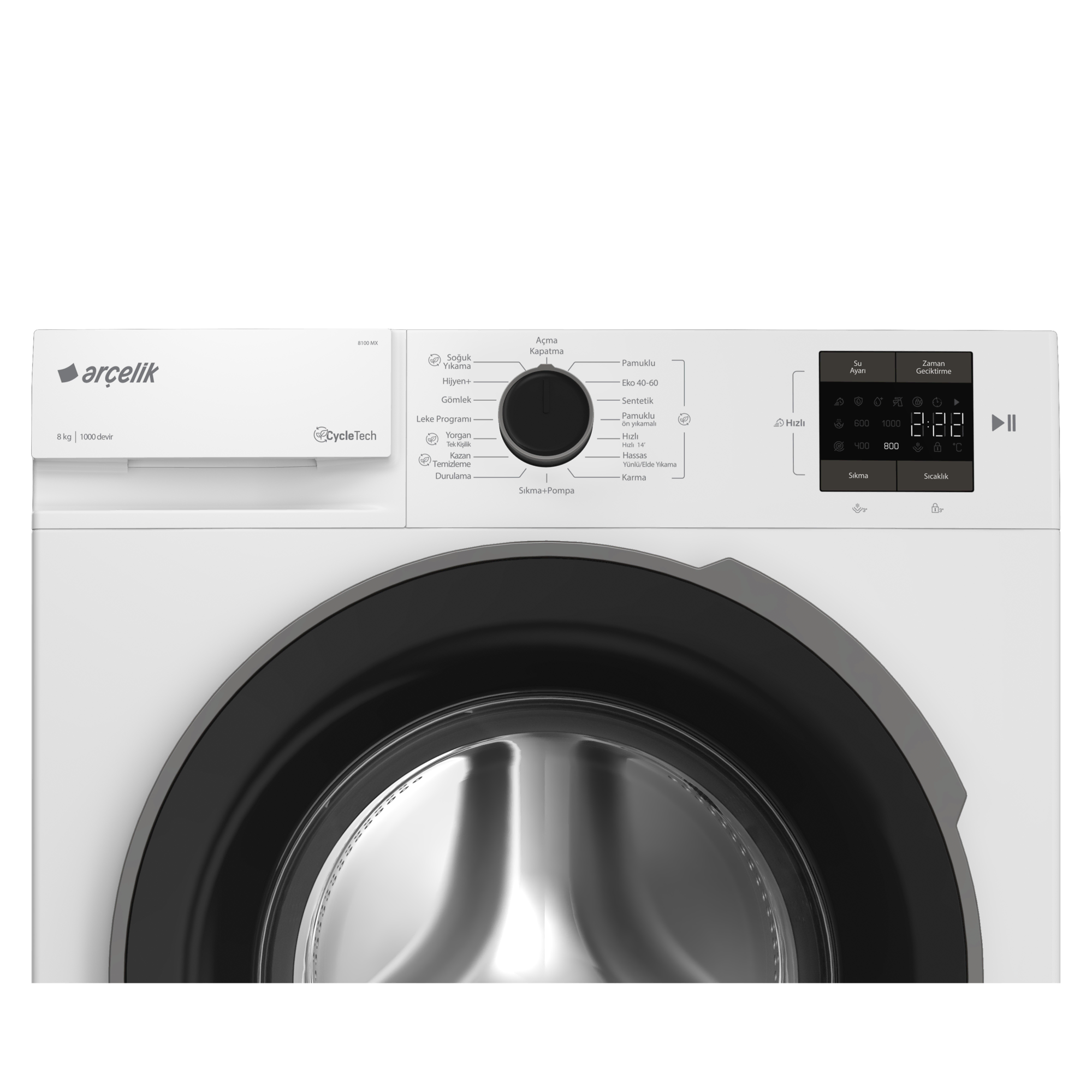 8 Kg Çamaşır Makinesi 8100 MX