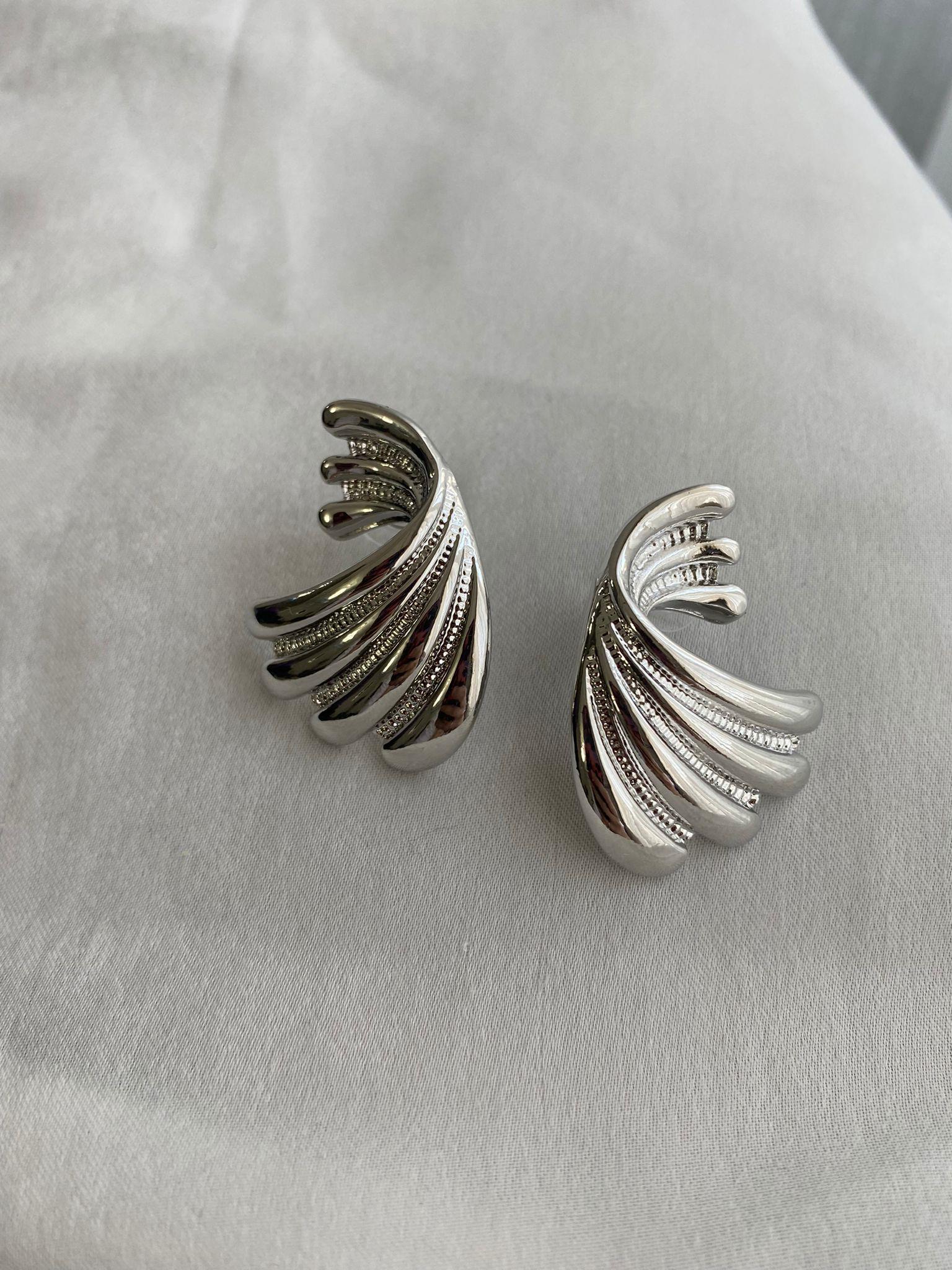 Gümüş Sarmal Vintage Küpe