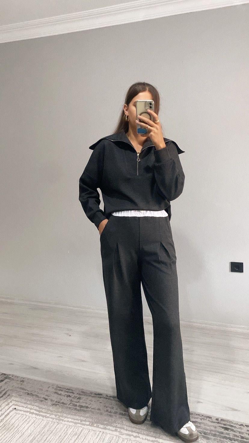 OYSH Model Modal Kumaş Takım Antrasit