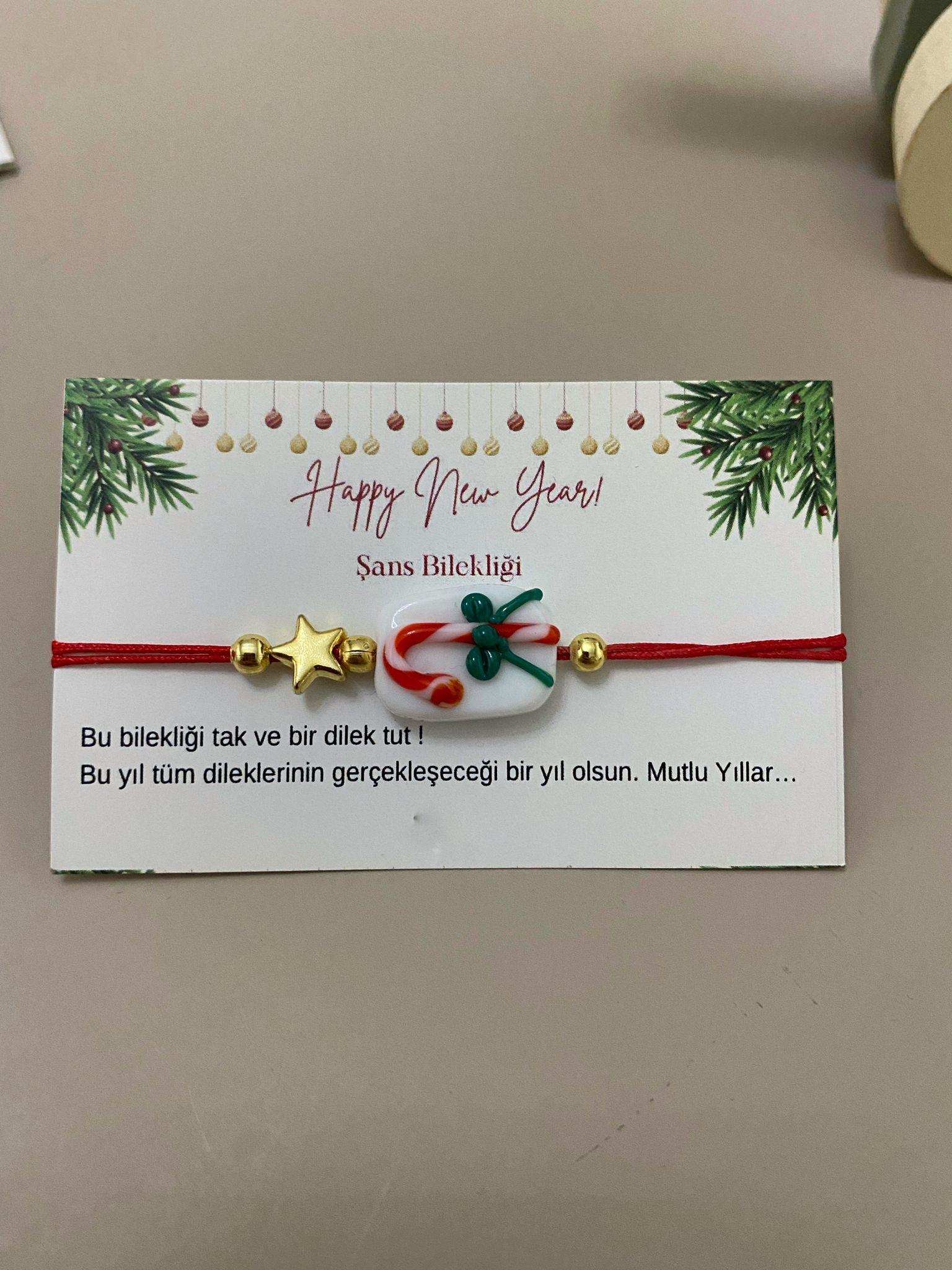 Cam Boncuk Baston Şeker Murano Bileklik