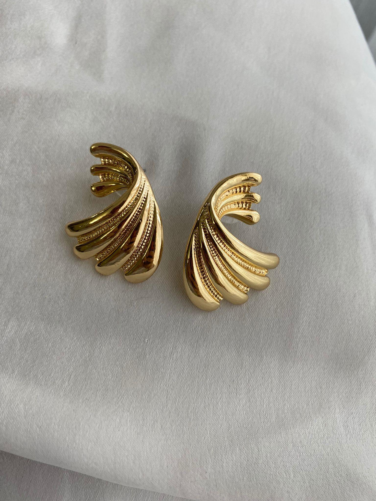 Gold Sarmal Vintage Küpe