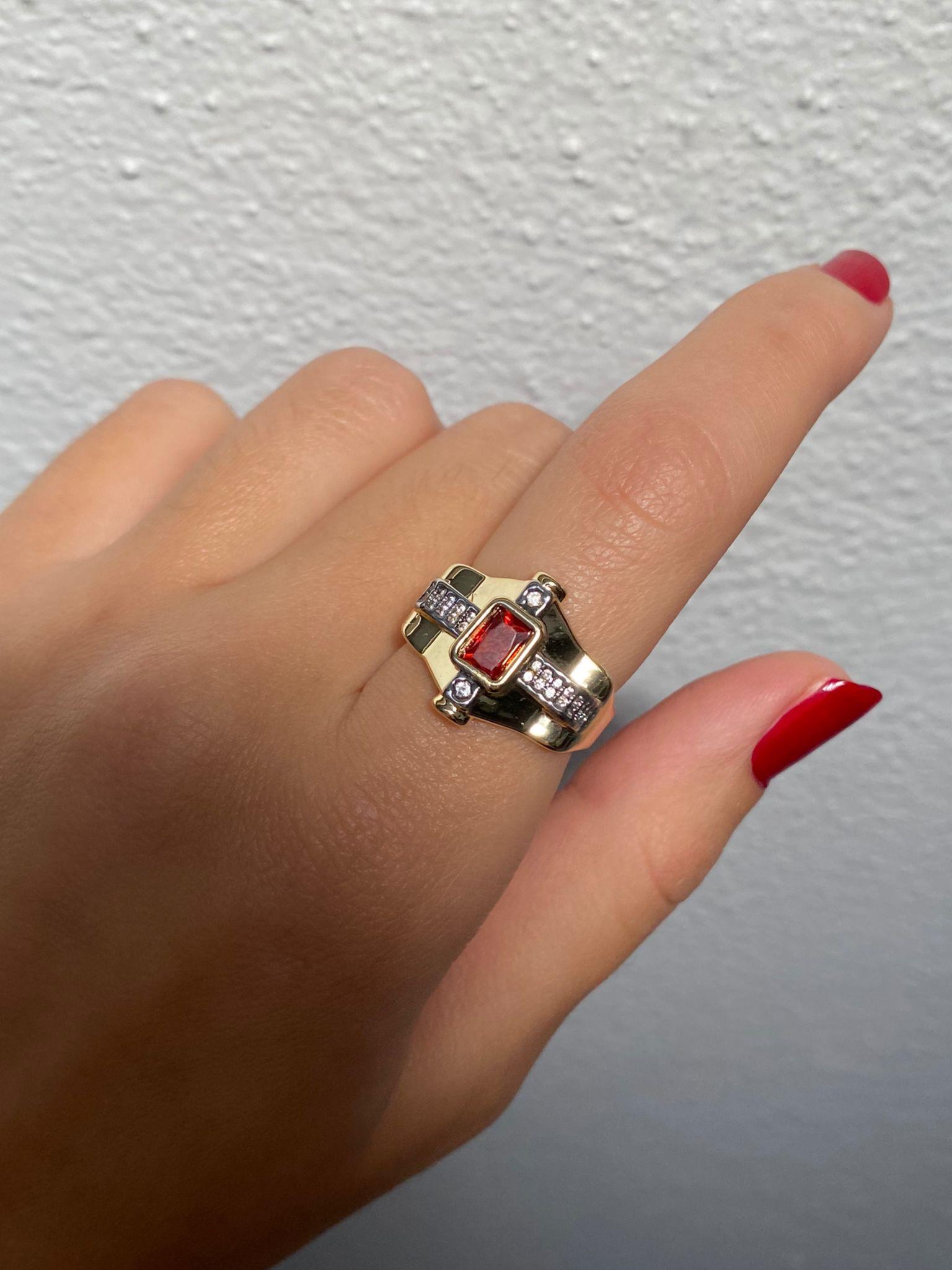 Marka Model Pembe Taşlı Emma Ayarlanabilir Yüzük